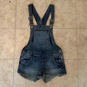 Denim overalls